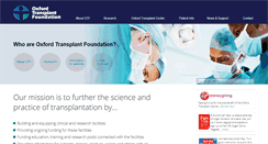 Desktop Screenshot of oxfordtransplant.org.uk